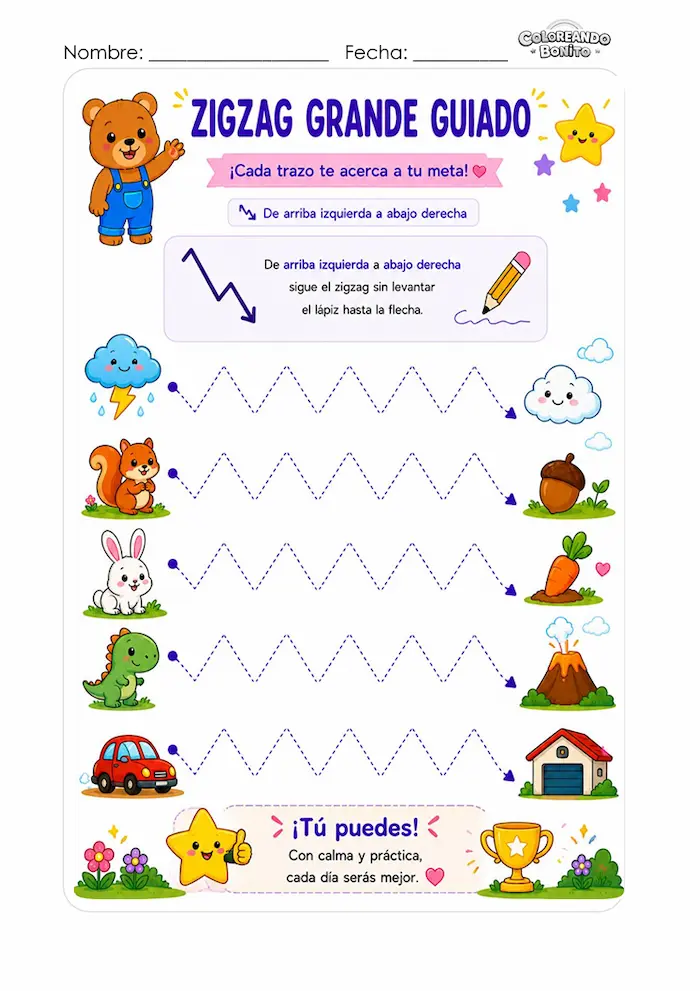 Zigzag para niños